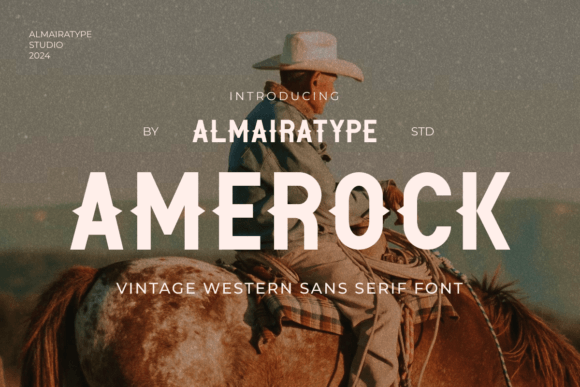 Amerock: The Vintage Western Sans Serif for Bold Branding