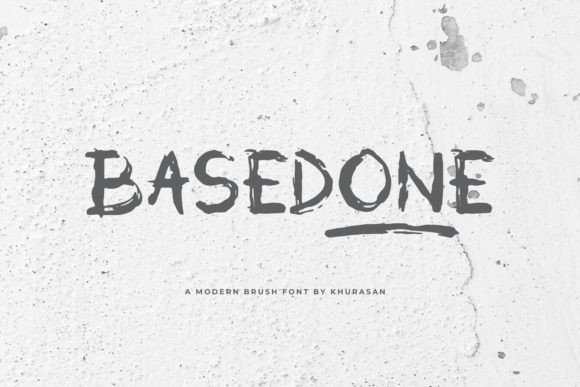 Basedone: The Modern Brush Font That Elevates Your Design Projects