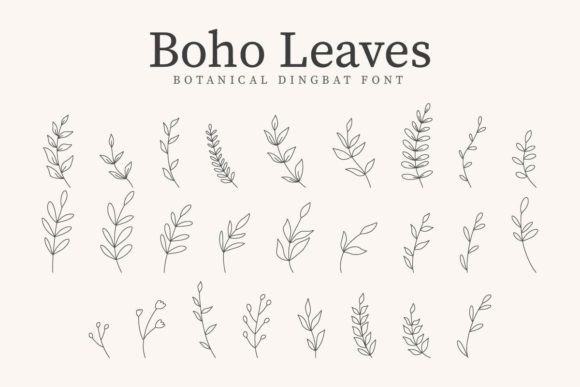 Boho Leaves: Elevate Your Design