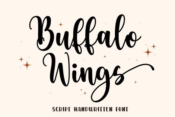 Buffalo Wings: A Playful Script Font for Creative Projects