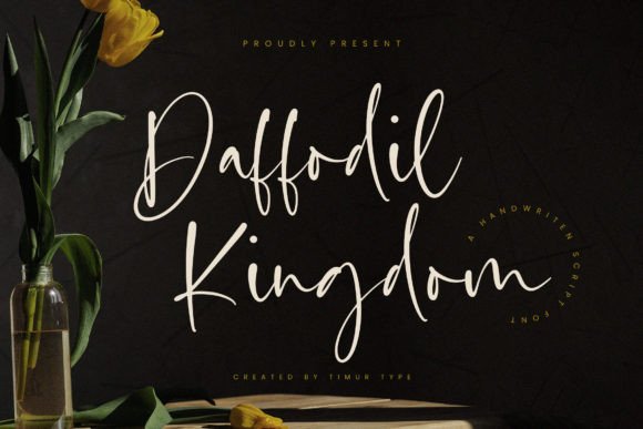 Daffodil Kingdom: A Whimsical Handwritten Script Font