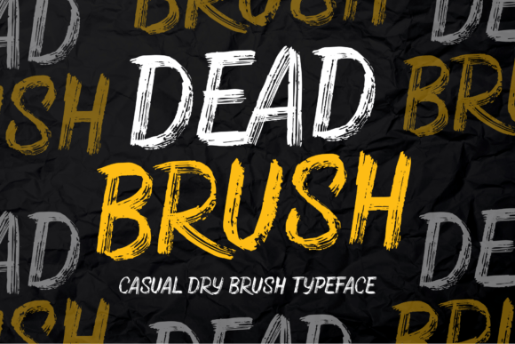Dead Brush: A Timeless Handwritten Font for Design