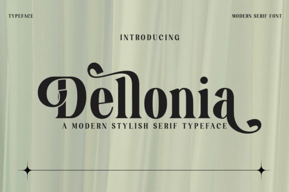 Dellonia: A Modern Serif for Elegant Branding