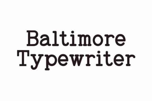 Evaluating the Baltimore Typewriter Pack for Design Projects