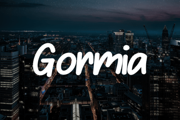 Gormia Font: A Practical Evaluation for Fashion and Apparel Design