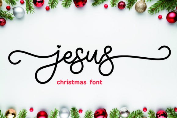 Jesus Font: A Whimsical Script for Holiday Designs