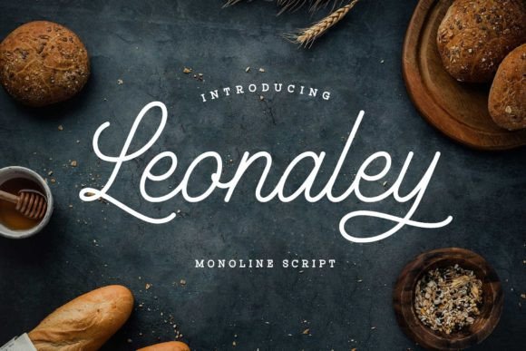 Leonaley: Where Minimalist Monoline Meets Dramatic Elegance