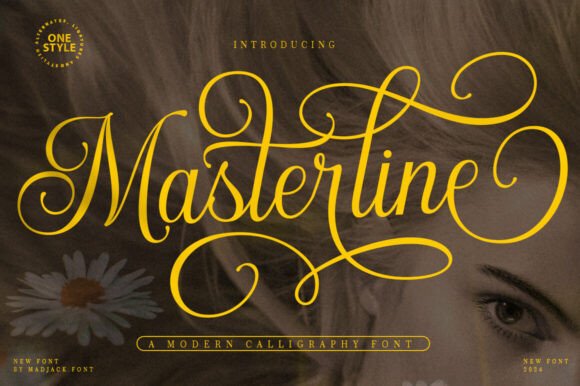 Masterline Calligraphy: A Modern Design for Every Project