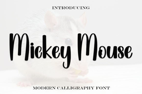 Mickey Mouse: The Icon, the Style, and the Power of Playful Typography