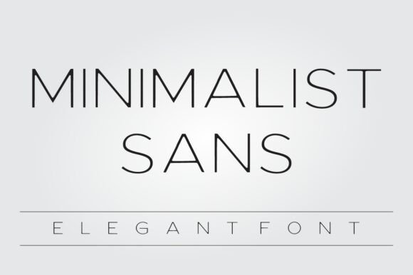 Minimalist Sans: A Thin, Elegant Display Font
