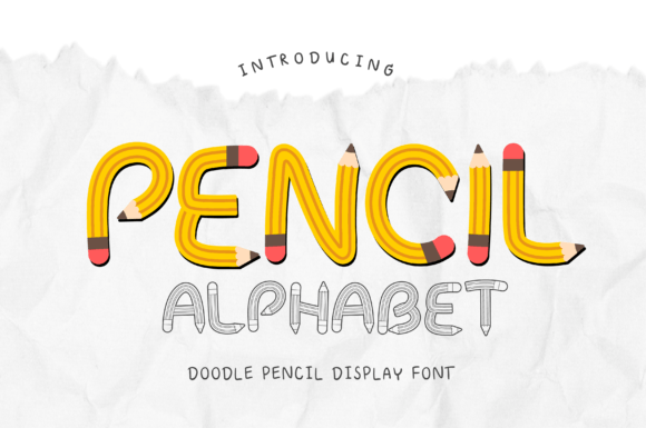 Pencil Alphabet: Bringing Handcrafted Charm to Modern Design