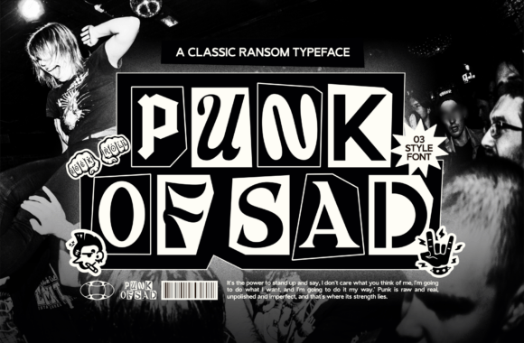 Punk of Sad: A Gritty Ransom Style Typeface