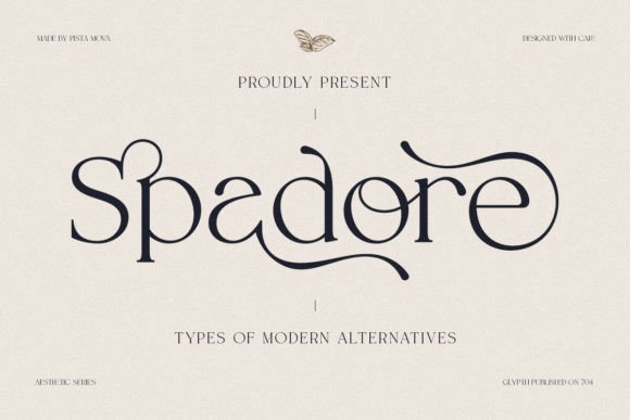 Spadore: A Retro Modern Sans Serif for Luxury Brands