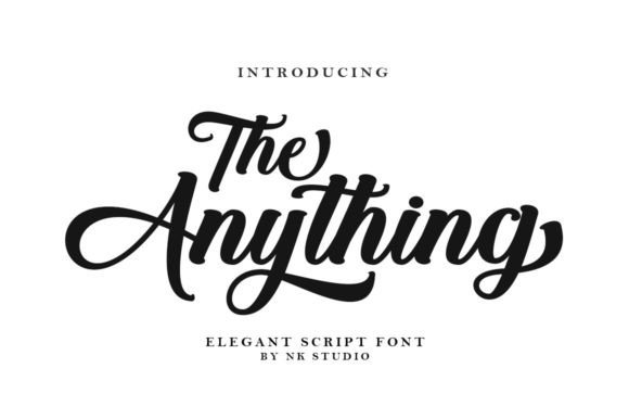 The Anything: An Elegant Font for Extraordinary Projects