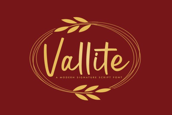 Vallite: The Modern Script Font That Elevates Your Brand Identity