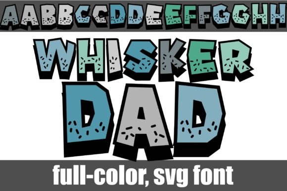 Whisker Dad: A Full-Color SVG Font Evaluation
