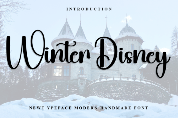Winter Disney: A Smooth, Natural Typeface for Creative Projects